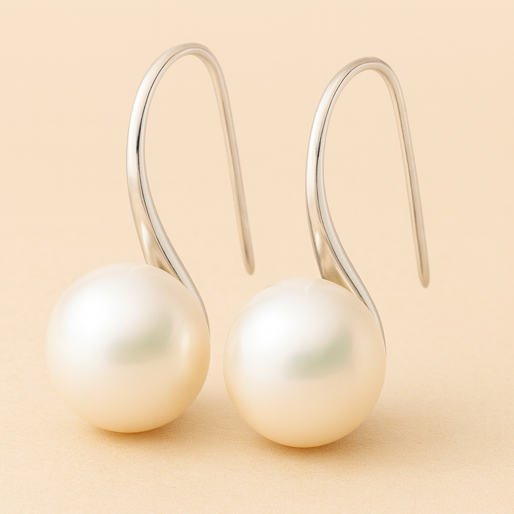 Elegant Dangle Earrings With Pearls